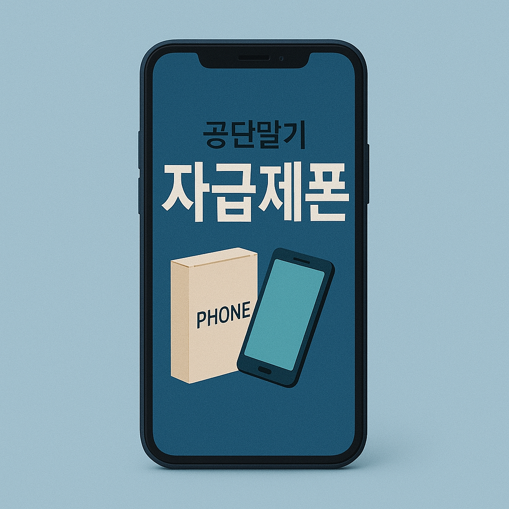 자급제 핸드폰 개통방법