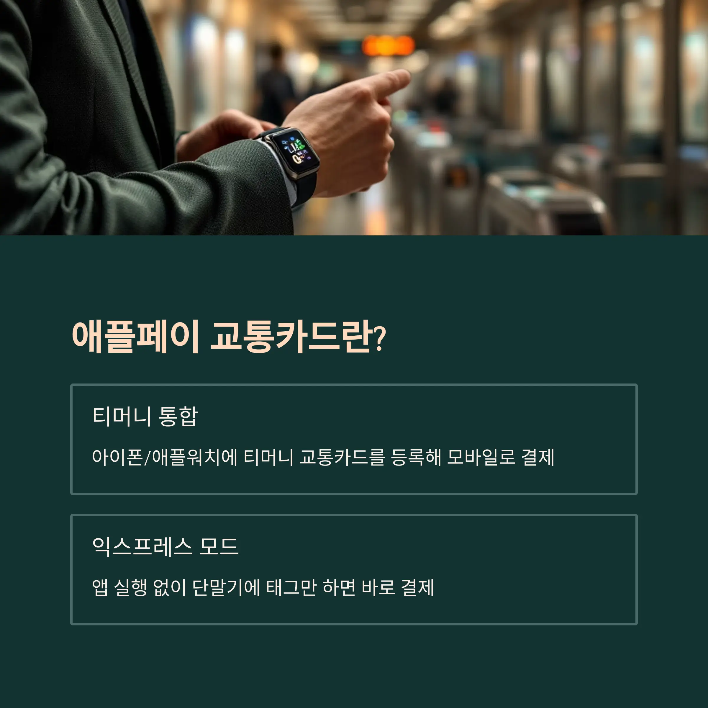 애플페이 교통카드란?
