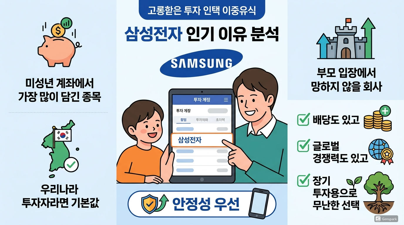 삼성전자 인기 이유 분석
