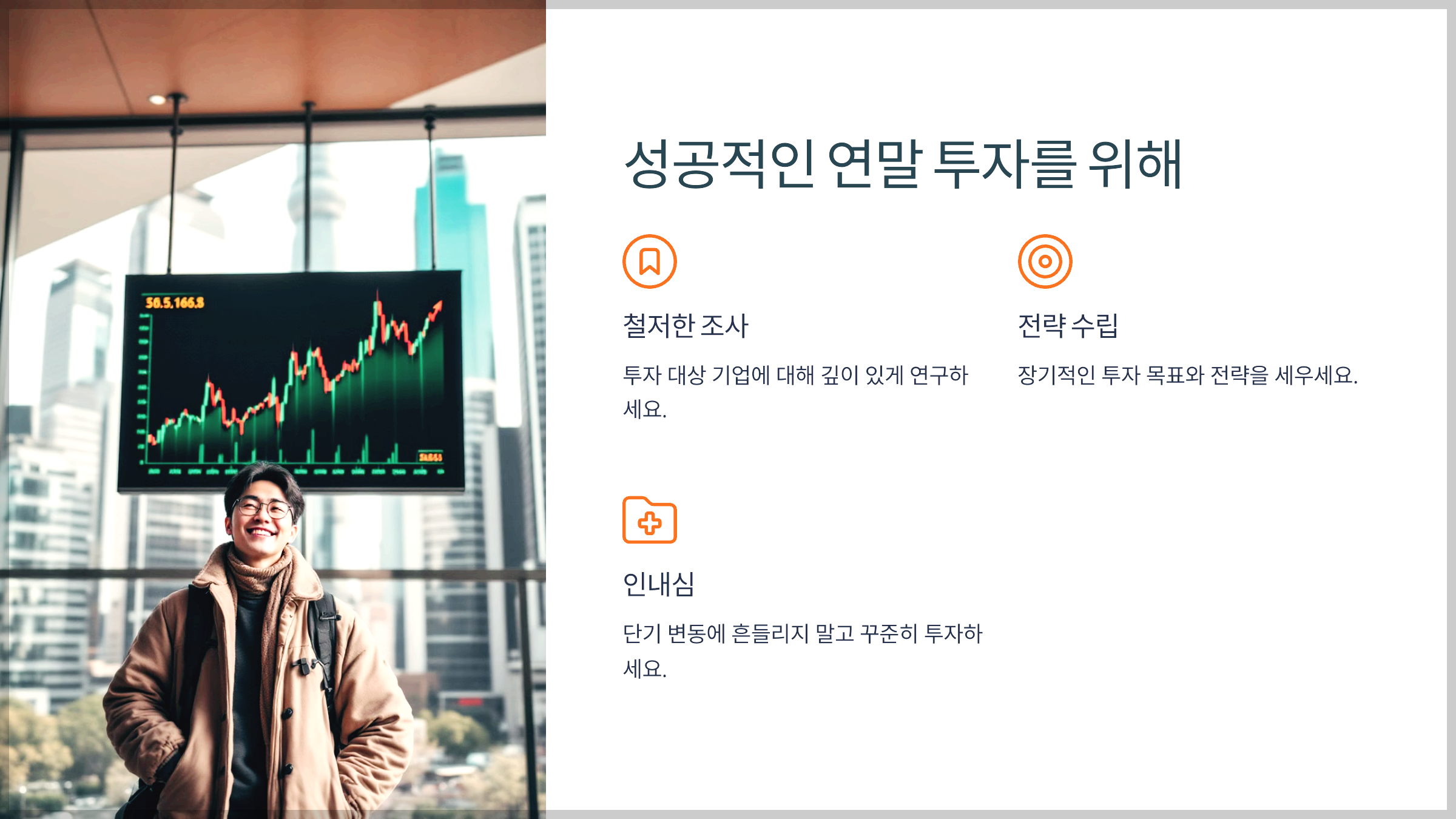 성공적인 연말 투자를 위해