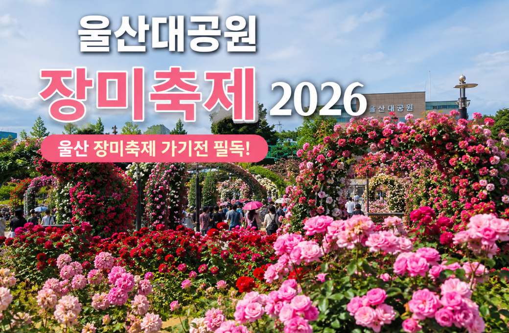 울산대공원 장미축제 2026, 이것만 알면 끝