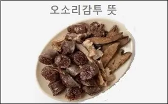 오소리감투 뜻