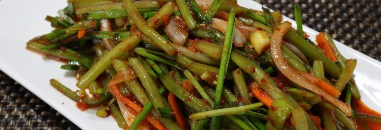 고구마순 김치 2