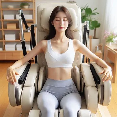 운동과 휴식을 한번에 시켜주는 안마의자 바디프랜드 에덴로보