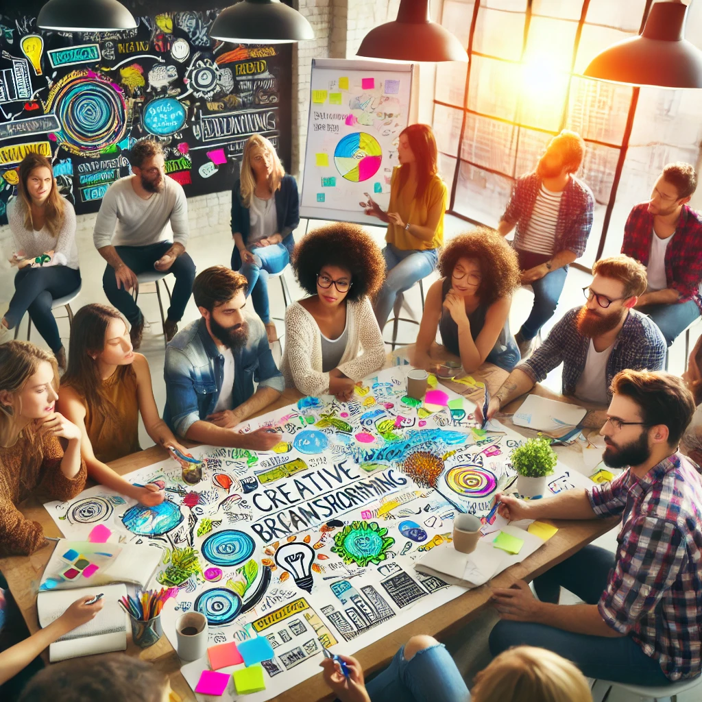 다른사람들과 다른 경험에 대해 말하는 모습