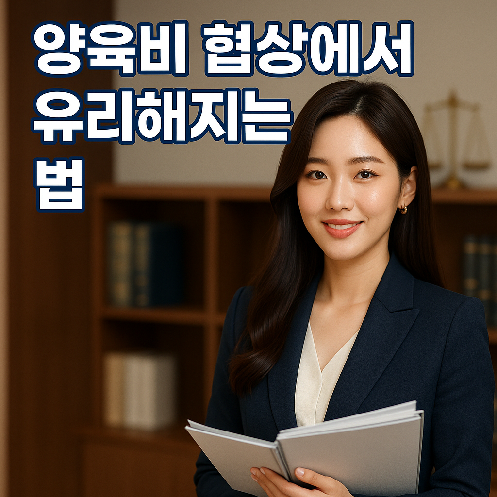 양육비 협상에서 유리해지는 법 가이드