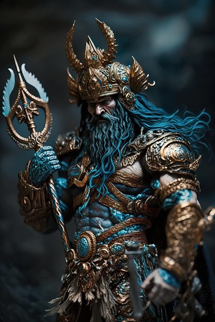 신화 속 바다의 신 포세이돈 이미지