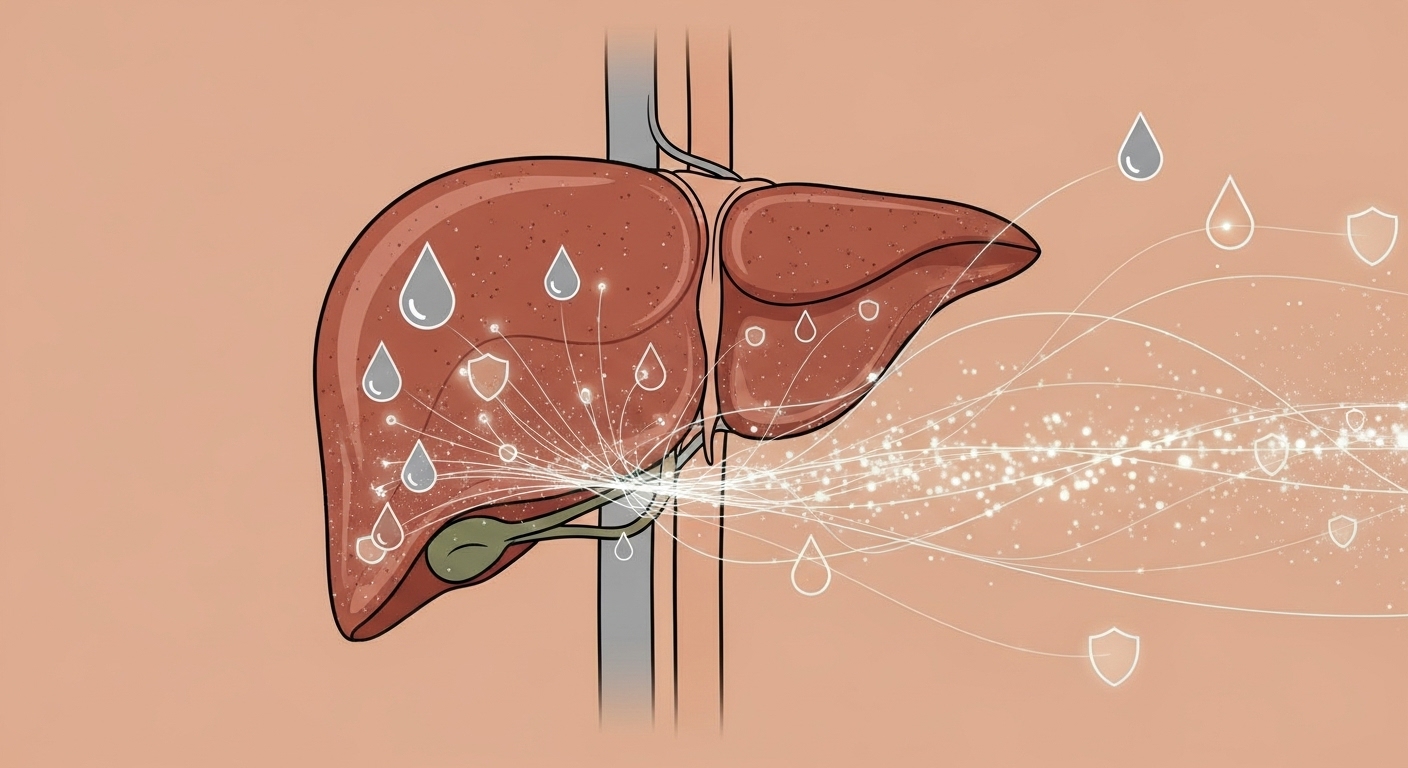 간에서 생성되어 혈류를 따라 체액 균형, 영양소 운반, 면역 반응 등 다양한 신체 기능에 관여하는 알부민의 복합적인 역할