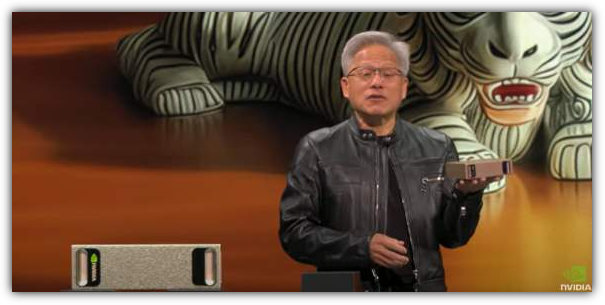 DGX 스파크를 설명하는 젠슨 황