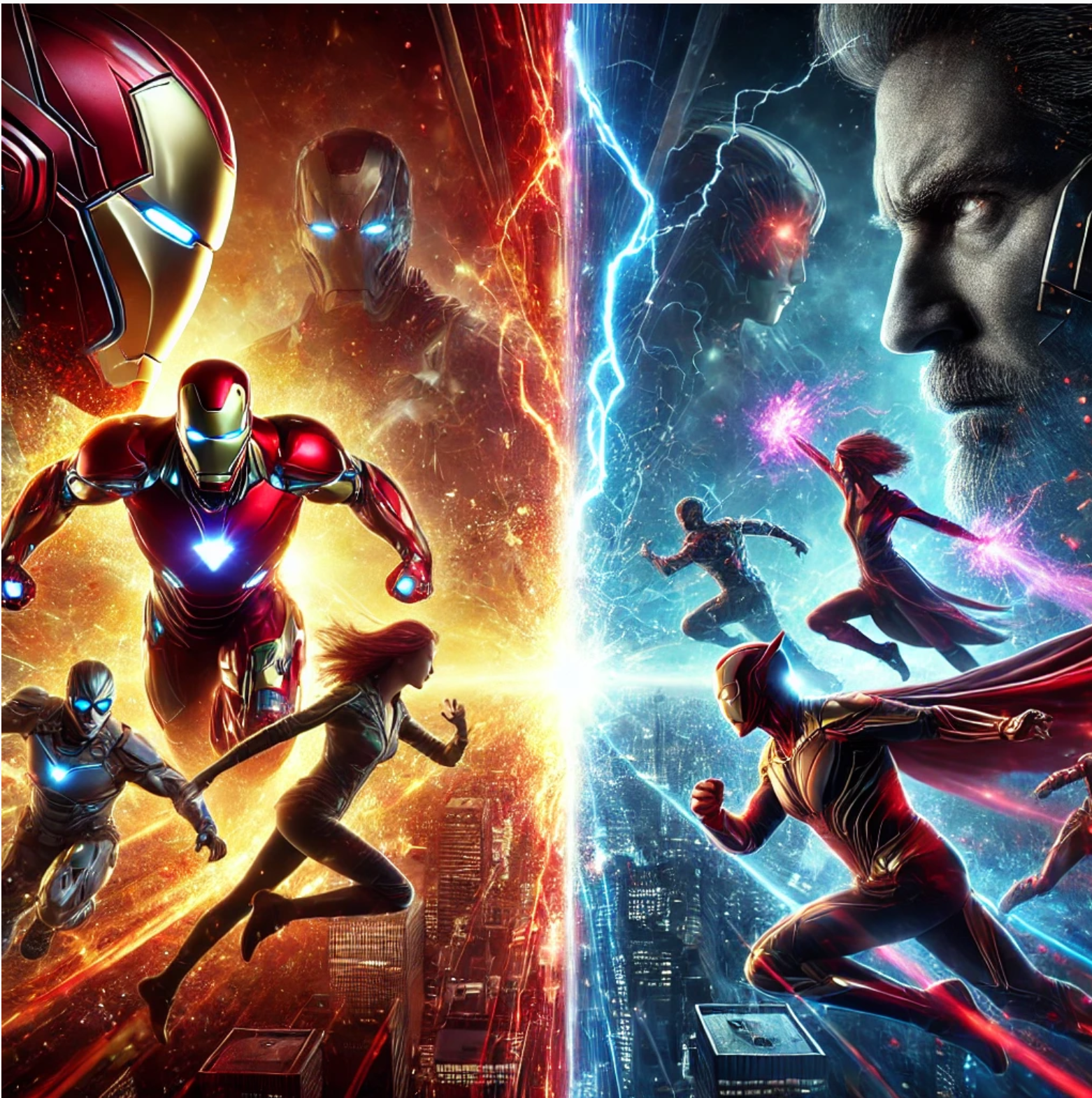 슈퍼히어로 영화 비교 관련 이미지