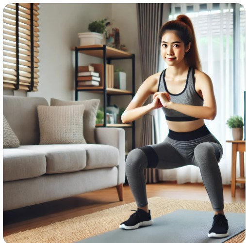 Working out at home