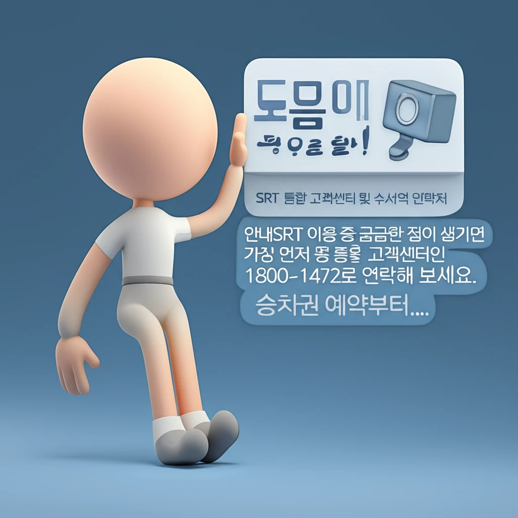 수서역 SRT 편의시설 및 고객센터 ..