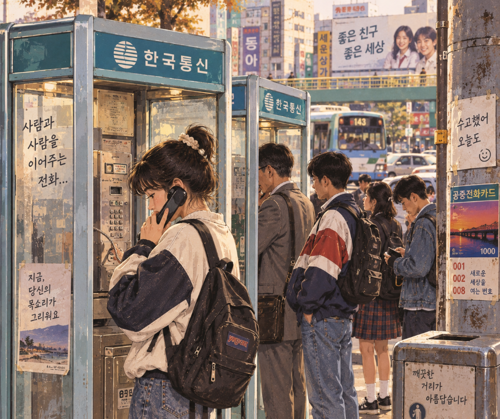 동네마다 공중전화가 줄을 이루던 시대