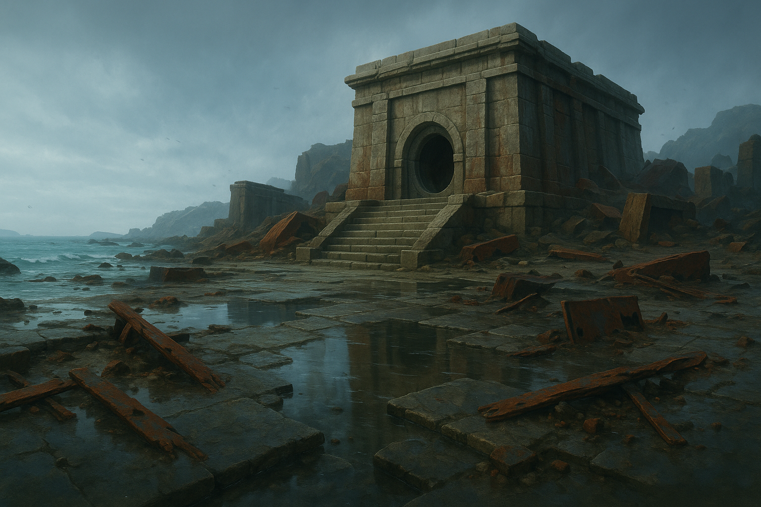 모라그 유적 행성 컨셉 아트