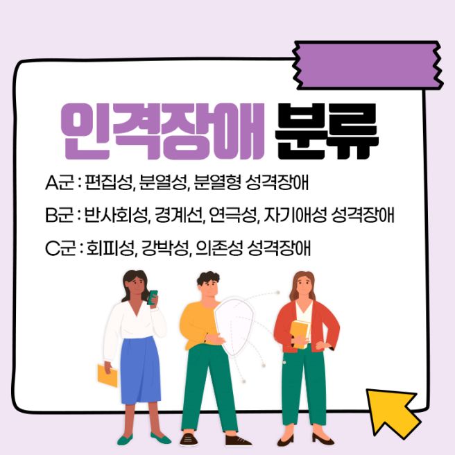 성격장애- 종류, 자가진단방법, 치료과정, 환자와 보호자가 알아야할 사항