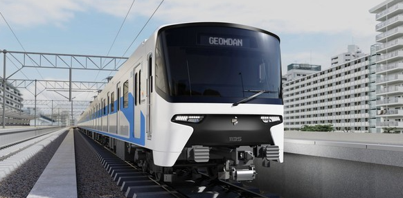 인천지하철 검단연장선 열차 조감도