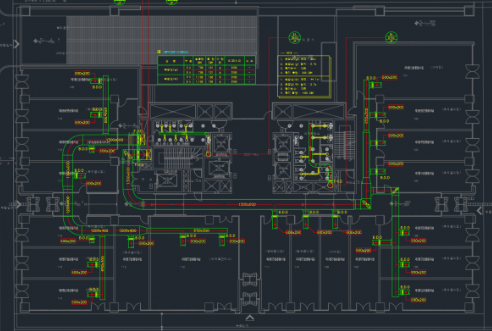 소방설비 캐드도면