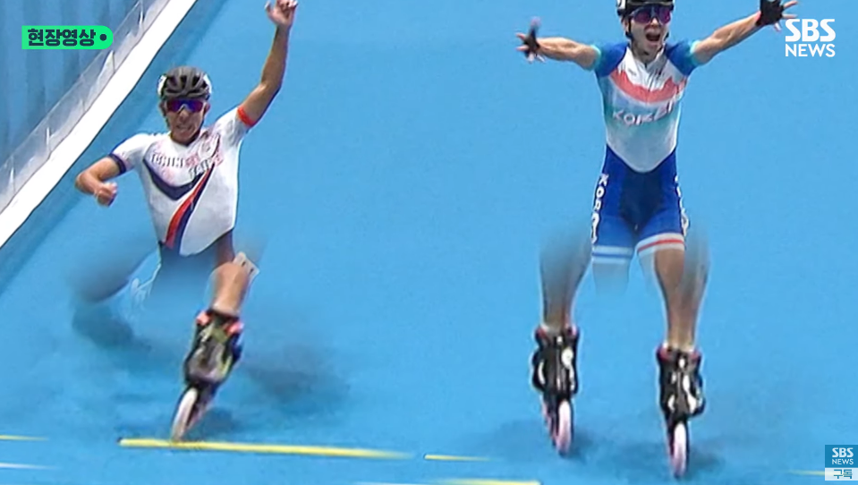 대만 롤러선수 한마디