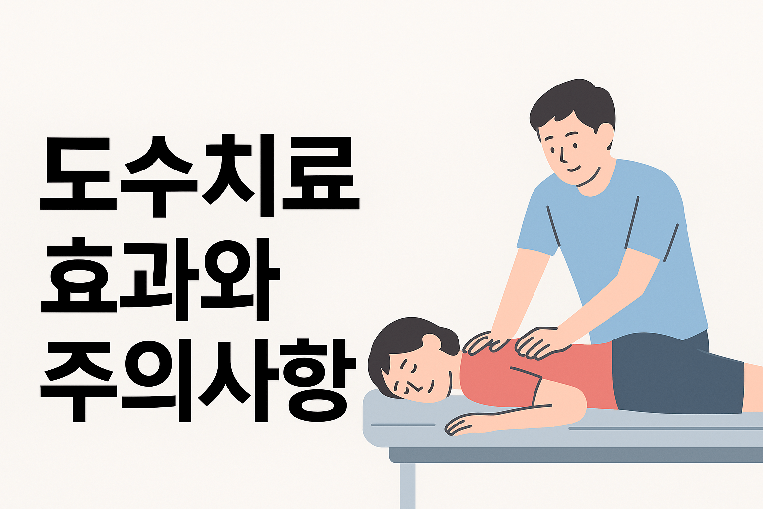 도수치료 효과와 주의사항