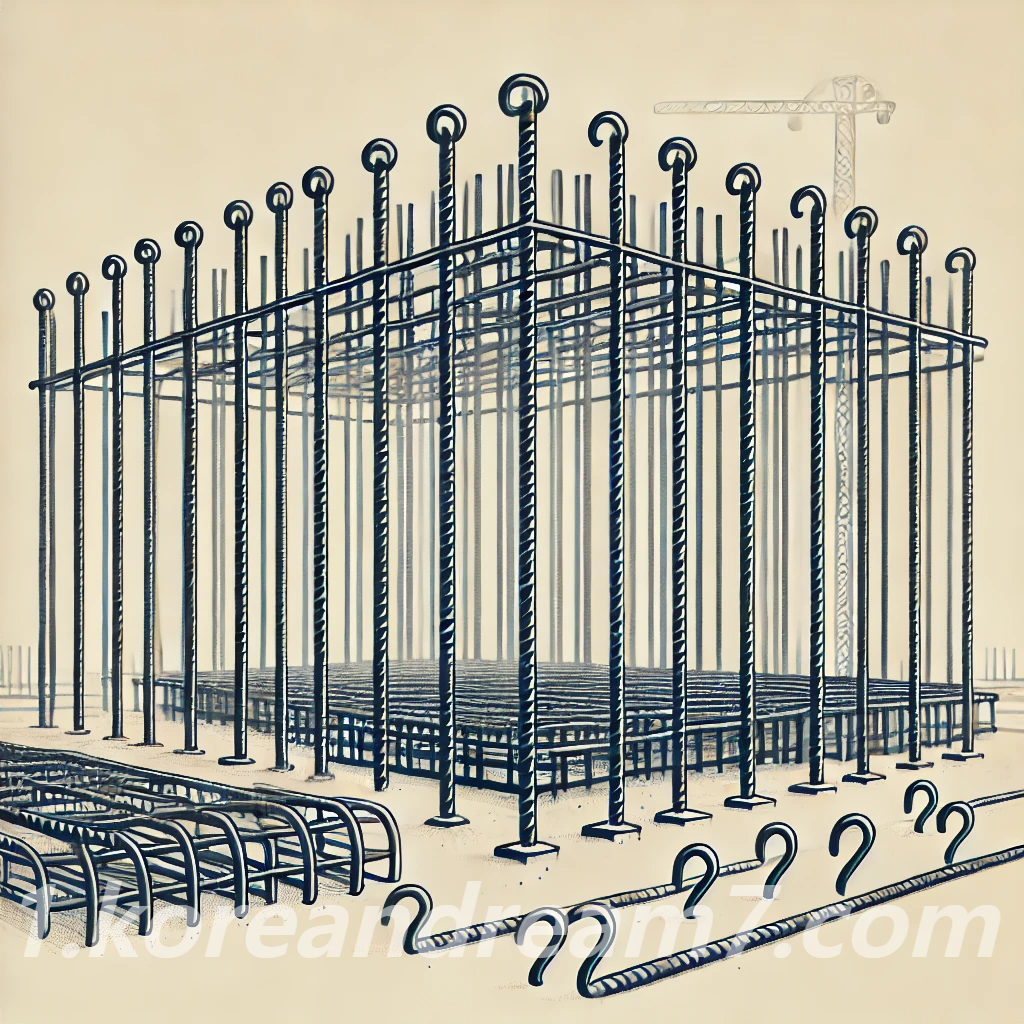 철근의 표준갈고리 4가지 종류와 규격