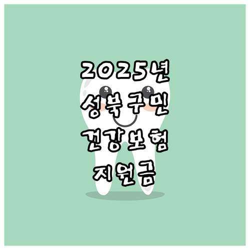 2025년 놓치면 후회할 성북구 저소..
