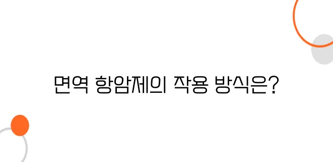면역 항암제란? 기존 항암제와의 차이점 분석