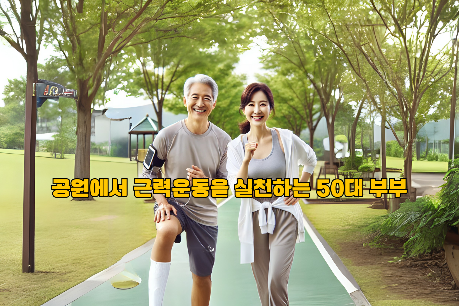 50대 부부의 활력이 넘치는 체중관리