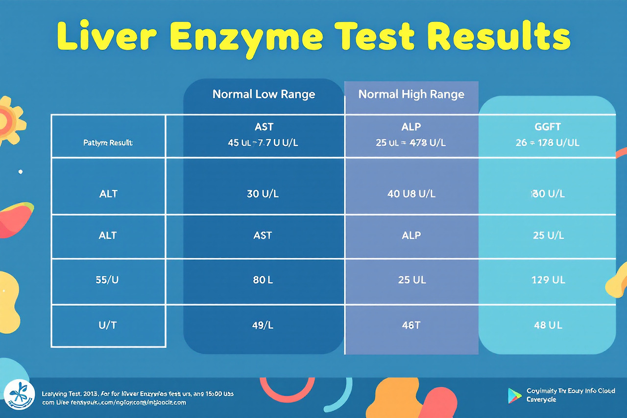 간수치 검사 결과지