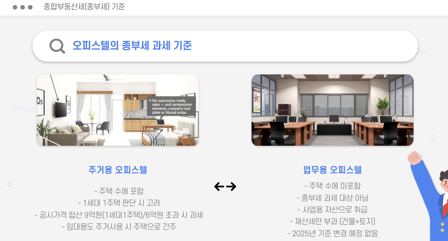 오피스텔의 종부세 과세 기준