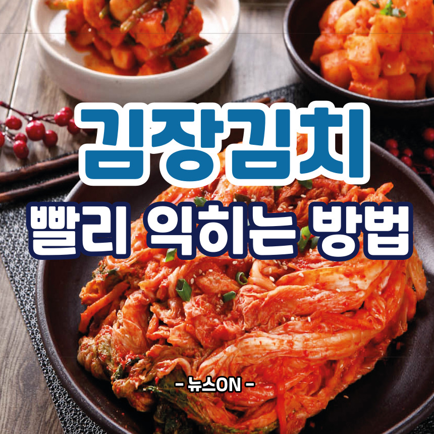 김장김치 빨리 익히는 방법