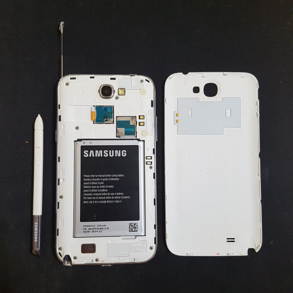 갤럭시노트2-뒷커버-S펜-안테나