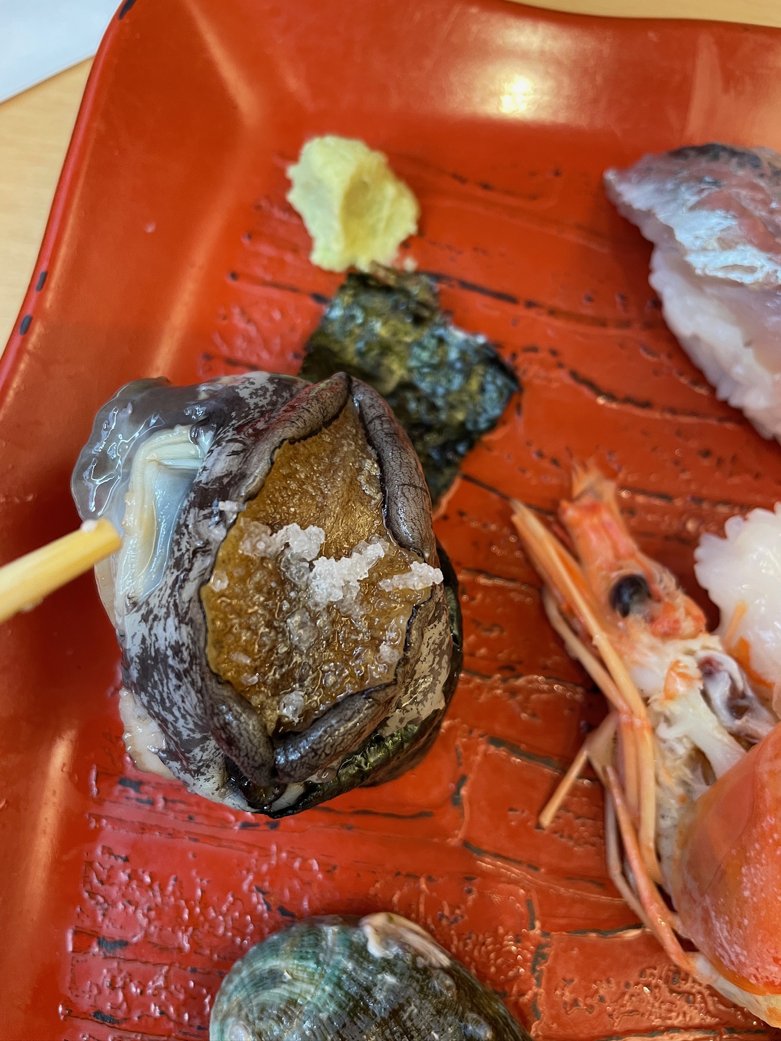 효탄스시 활전복스시