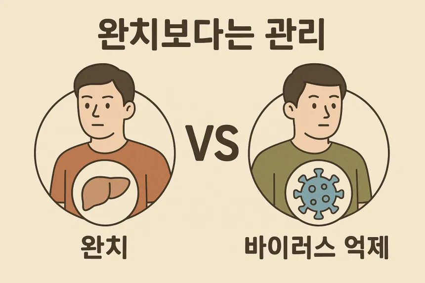 B형간염 보균자 완치