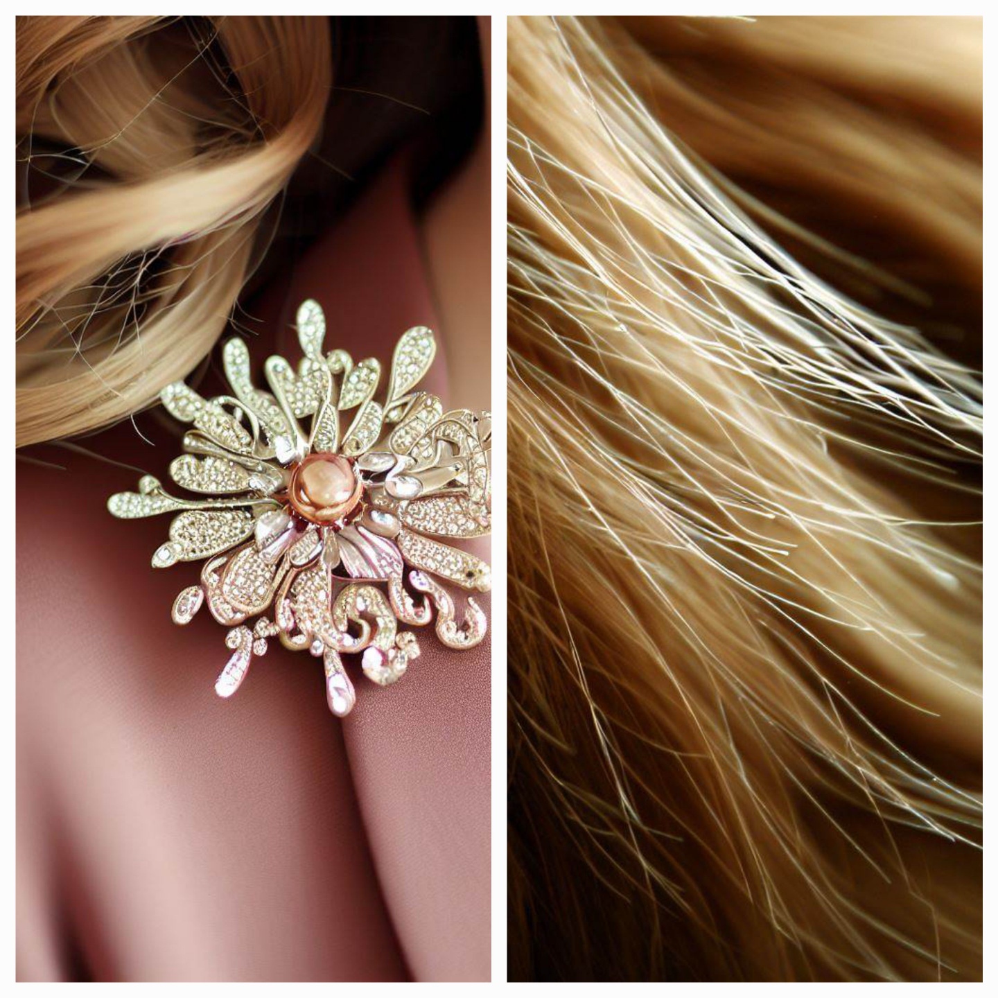 borach and hair(made by Bing)