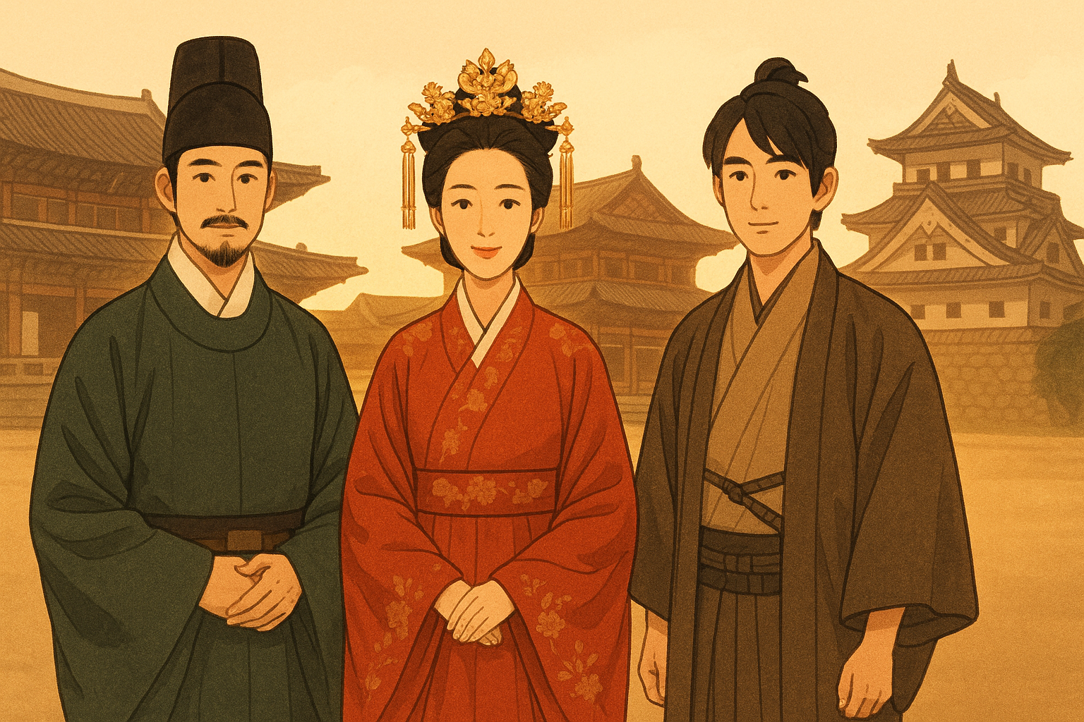 역사 드라마 인물 표현 이미지