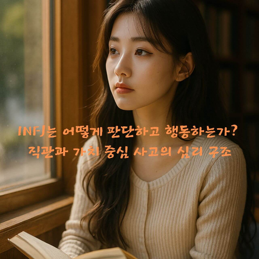 INFJ, MBTI, 인지기능, 내향직관, 감정조율, 자기표현, 심리구조, 
성격유형, 공감피로, 의미중심사고