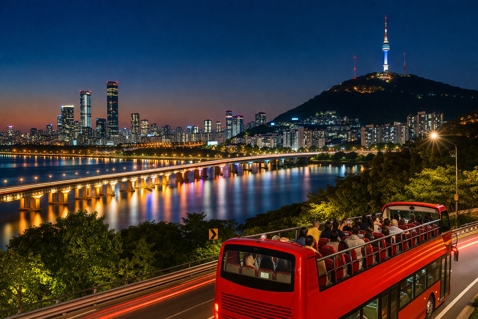 서울시티투어 타이거버스 예약방법 총정리|야경 가격 남산코스 주차 할인 꿀팁까지 관련 사진