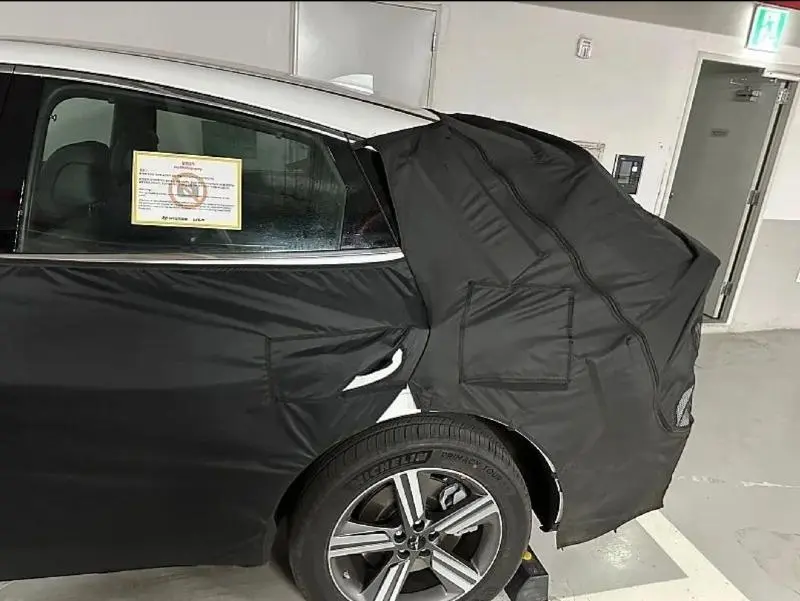 제네시스 GV80 쿠페 위장막 테스트카