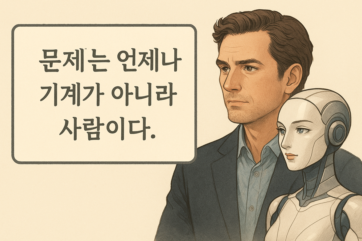 책임은 사람에게 있다 – 시리즈 핵심 메시지를 강조