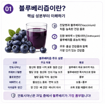 블루베리즙-효능-먹는방법-부작용-혈당-영향