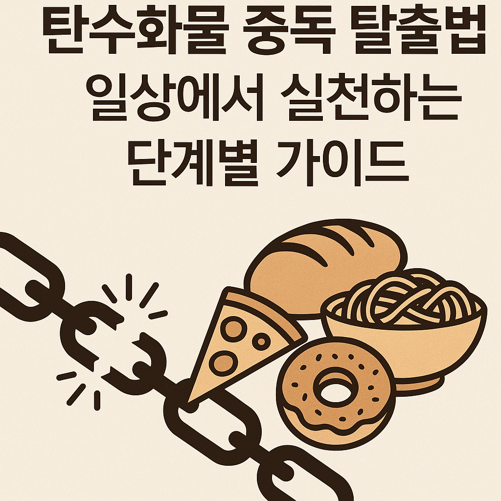 탄수화물 중독 탈출법: 일상에서 실천하는 단계별 가이드