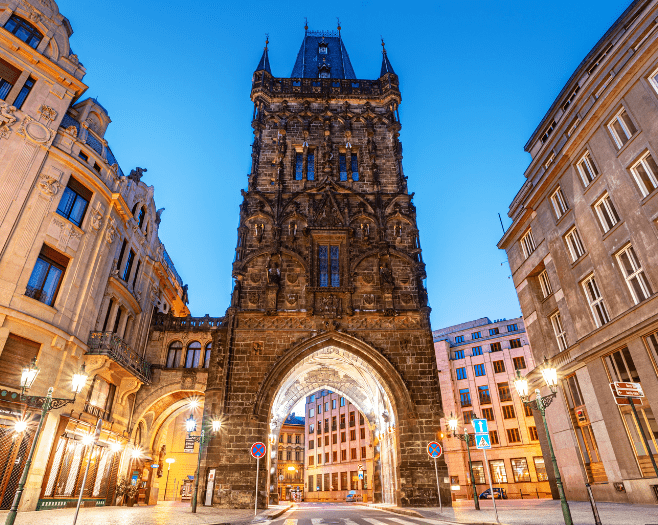 프라하 체코 관광지 추천 화약탑