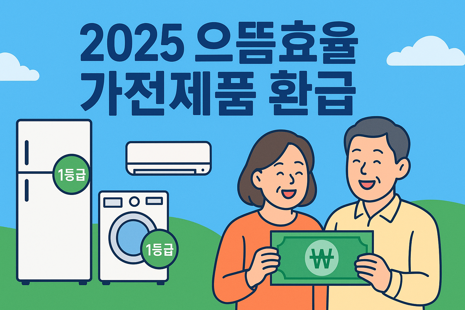 2025 으뜸효율 가전제품 환급사업 신청 방법.대상.조건 완벽정리