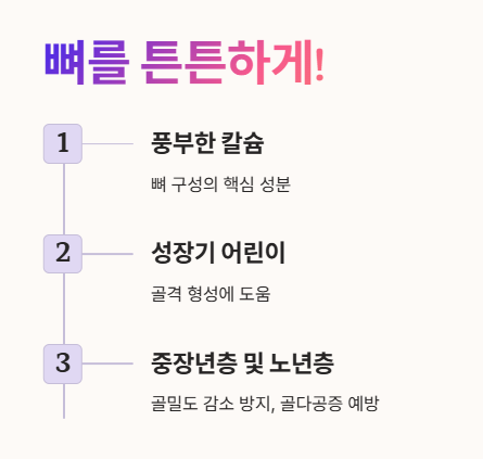 들깨가루 효능 : 골다공증 예방