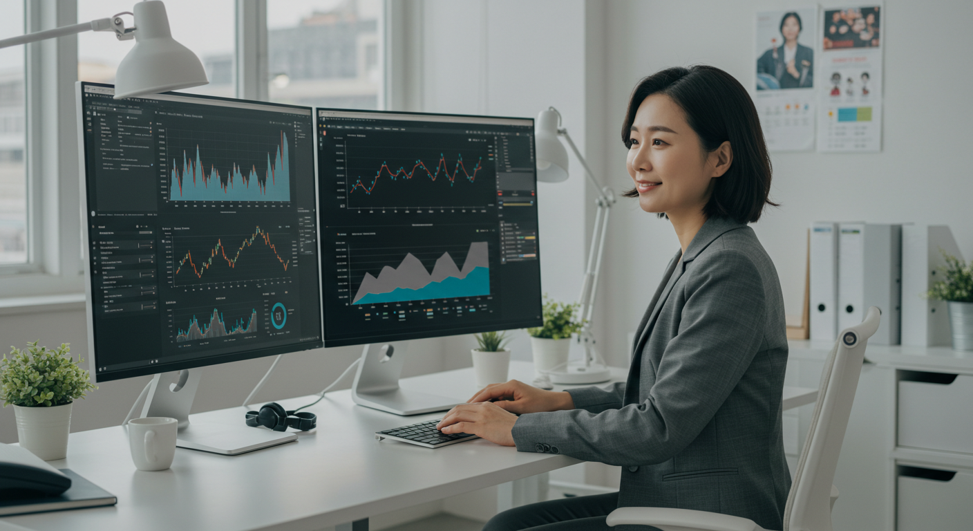 도메인 연결 후 수익화가 시너지를 내는 모습