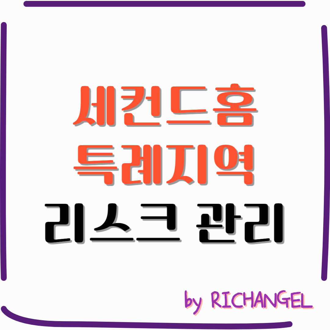 세컨드홈 특례지역 리스크 관리