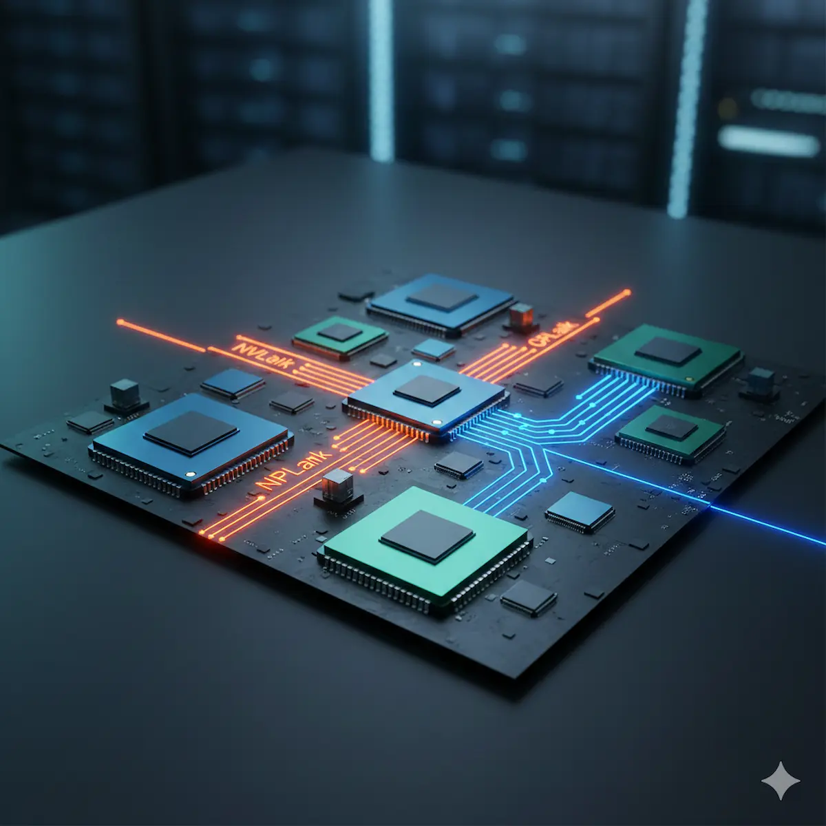 AI 칩렛 시대의 NVLink와 UCIe를 통한 GPU 및 칩렛 간 초고속 데이터 통신 인터커넥트 구조