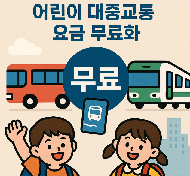 부산 어린이 지하철 요금 무료화