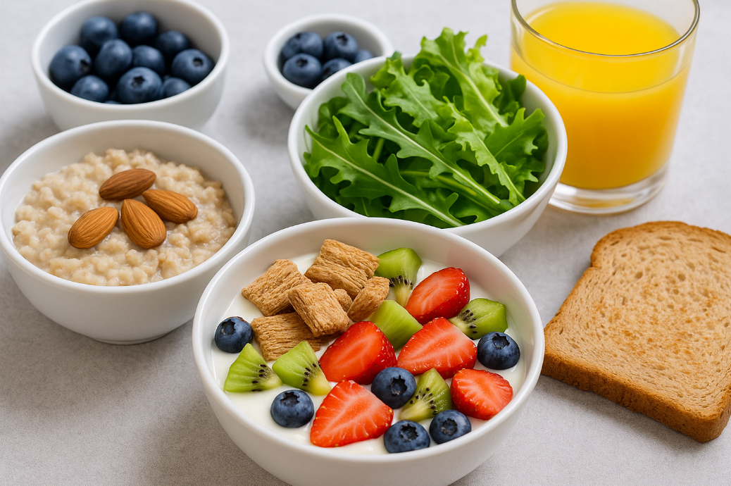 장 건강을 위한 아침 식사 순서와 식이섬유 풍부한 메뉴