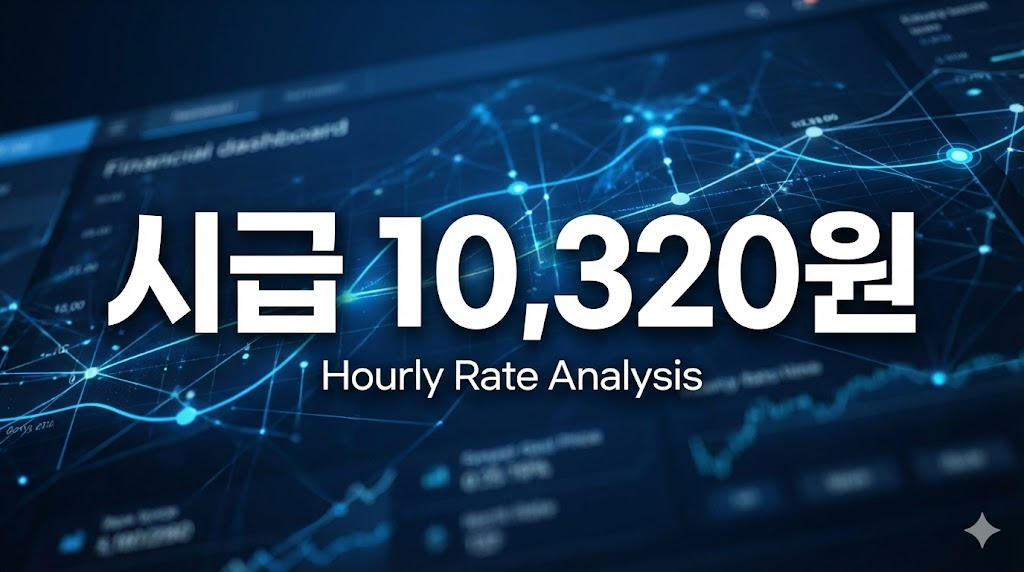 2026년 최저시급 분석 데이터 시각화 금융 대시보드 이미지